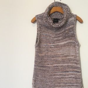 Cozy Sleeveless Turtleneck Sweater